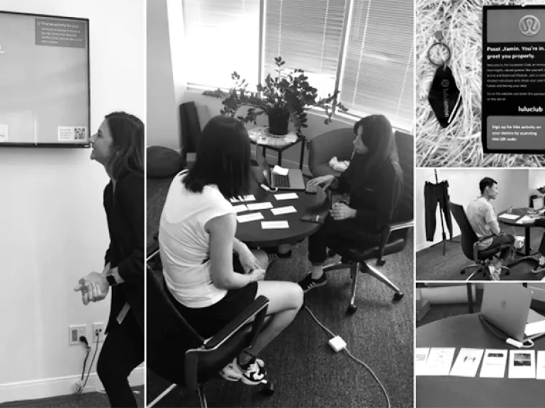 Images from in-person research round